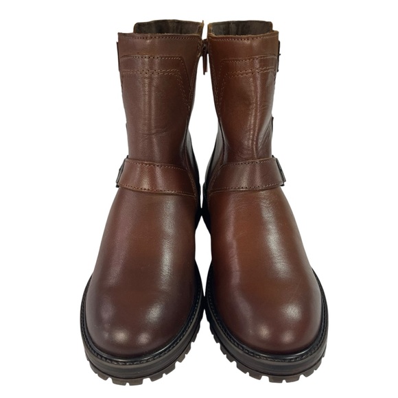 Bootlegger‎ Astra Buckled Moto Boots Womens Size EU38 US7-7.5 - Picture 5 of 14